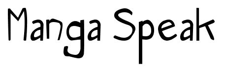 Manga Speak font